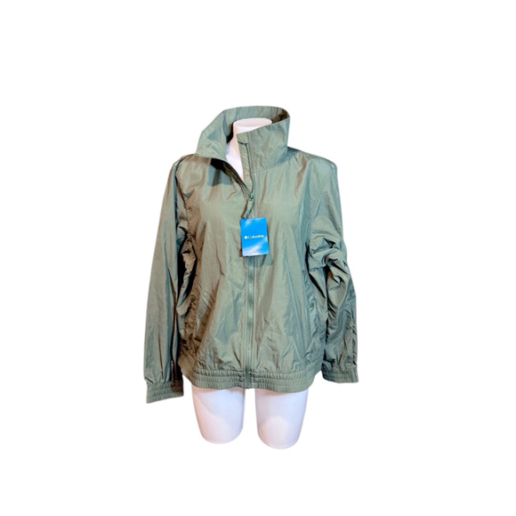 Women's Columbia Jacket Large Olive - Picture 3 of 6